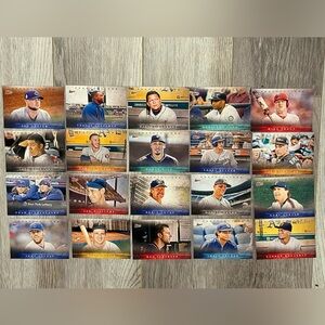 Ted Williams 2017 Topps Superstars Complete 20 Baseball Card Set
